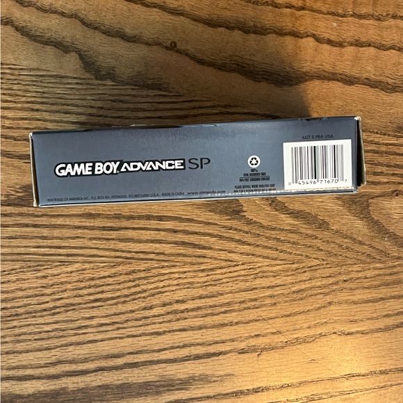 Nintendo Gameboy Advance SP System CIB 3rd party Charger Pearl Blue AGS 101 - Picture 6 of 13